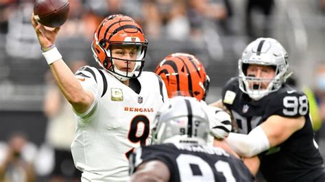 Raiders, Bengals to Meet for First Time 